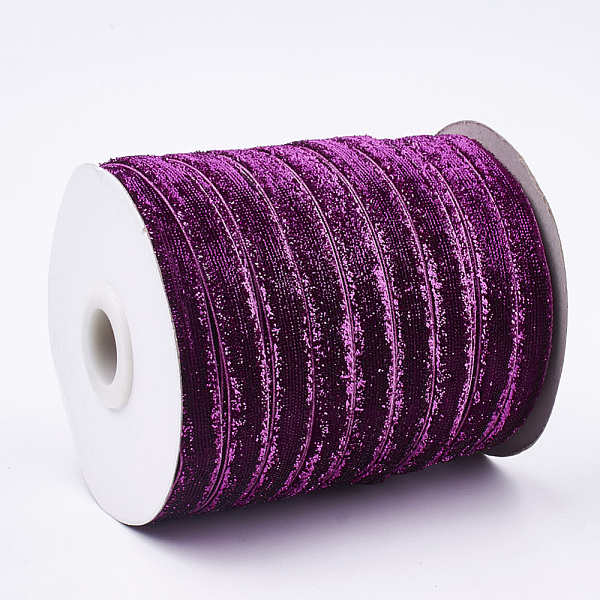 PandaHall Glitter Sparkle Ribbon, Polyester & Nylon Ribbon, Purple, 3/8 inch(9.5~10mm), about 50yards/roll(45.72m/roll) Polyester None...
PandaHall Glitter Sparkle Ribbon, Polyester & Nylon Ribbon, Purple, 3/8 inch(9.5~10mm), about 50yards/roll(45.72m/roll) Polyester None...