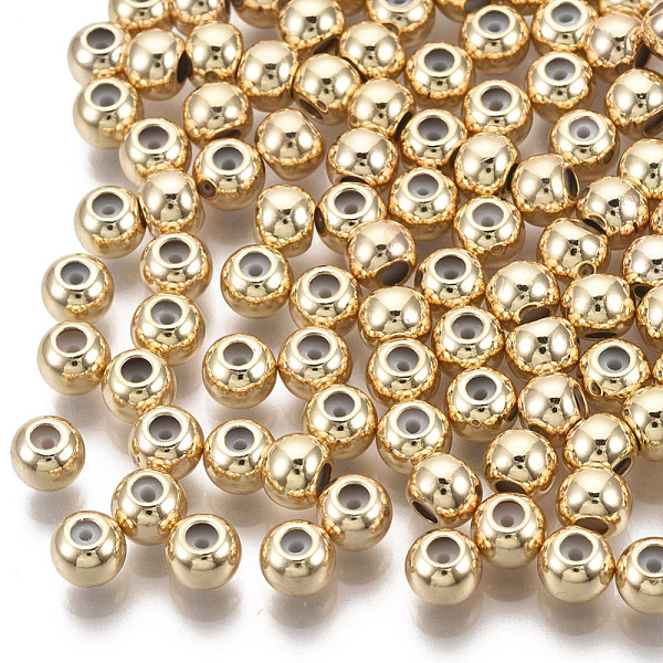 PandaHall Brass Beads, with Rubber Inside, Slider Beads, Stopper Beads, Nickel Free, Round, Real 18K Gold Plated, 5x4mm, Hole: 2mm, Rubber...
PandaHall Brass Beads, with Rubber Inside, Slider Beads, Stopper Beads, Nickel Free, Round, Real 18K Gold Plated, 5x4mm, Hole: 2mm, Rubber...