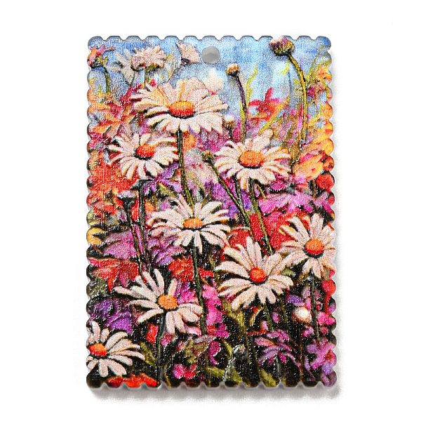 PandaHall Rectangle Acrylic Pendants, Flower, Purple, 35.5x24.5x2.5mm, Hole: 1.6mm Acrylic Rectangle Purple
PandaHall Rectangle Acrylic Pendants, Flower, Purple, 35.5x24.5x2.5mm, Hole: 1.6mm Acrylic Rectangle Purple