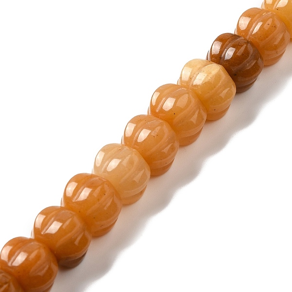 PandaHall Natural Topaz Jade Dyed Beads Strands, Pumpkin, 10x14.5x12.5mm, Hole: 1mm, about 20pcs/strand, 7.72''~7.76''(19.6~19.7cm) Topaz...
PandaHall Natural Topaz Jade Dyed Beads Strands, Pumpkin, 10x14.5x12.5mm, Hole: 1mm, about 20pcs/strand, 7.72''~7.76''(19.6~19.7cm) Topaz...