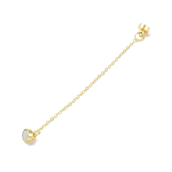 PandaHall Brass Magnetic Clasp with Cable Safety Chain, Long-Lasting Plated, Lead Free & Cadmium Free, Column, Golden, 95mm Brass Column
PandaHall Brass Magnetic Clasp with Cable Safety Chain, Long-Lasting Plated, Lead Free & Cadmium Free, Column, Golden, 95mm Brass Column