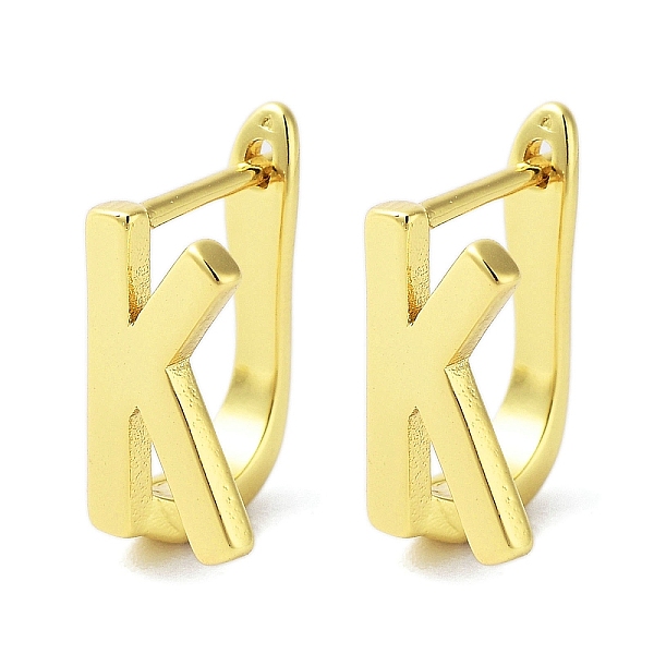 PandaHall Brass Letter Stud Earrings for Women, Lead Free & Cadmium Free, Real 18K Gold Plated, Letter K, 15x7.5mm Brass Letter K
PandaHall Brass Letter Stud Earrings for Women, Lead Free & Cadmium Free, Real 18K Gold Plated, Letter K, 15x7.5mm Brass Letter K