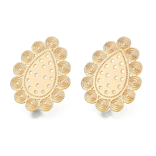 PandaHall Brass Stud Earring Findings, with Vertical Loop, Cadmium Free & Nickel Free & Lead Free, Teardrop, Real 18K Gold Plated, 25x20.5mm...
PandaHall Brass Stud Earring Findings, with Vertical Loop, Cadmium Free & Nickel Free & Lead Free, Teardrop, Real 18K Gold Plated, 25x20.5mm...
