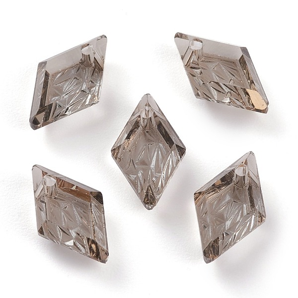 PandaHall Embossed Glass Rhinestone Pendants, Rhombus, Faceted, Satin, 13x8x4.2mm, Hole: 1.2mm Glass Rhombus Silver
PandaHall Embossed Glass Rhinestone Pendants, Rhombus, Faceted, Satin, 13x8x4.2mm, Hole: 1.2mm Glass Rhombus Silver