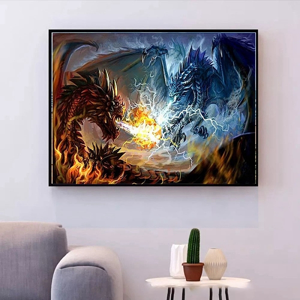 PandaHall DIY Diamond Painting Kit, Including Resin Rhinestones Bag, Diamond Sticky Pen, Tray Plate and Glue Clay, Dragon, 300x400mm Resin...
PandaHall DIY Diamond Painting Kit, Including Resin Rhinestones Bag, Diamond Sticky Pen, Tray Plate and Glue Clay, Dragon, 300x400mm Resin...