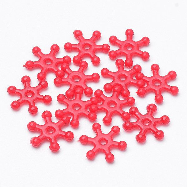 PandaHall Acrylic Beads, Snowflake, Mixed Color, 15.5x14x3mm, Hole: 1.5mm, about 2770pcs/500g Acrylic Snowflake Multicolor
PandaHall Acrylic Beads, Snowflake, Mixed Color, 15.5x14x3mm, Hole: 1.5mm, about 2770pcs/500g Acrylic Snowflake Multicolor