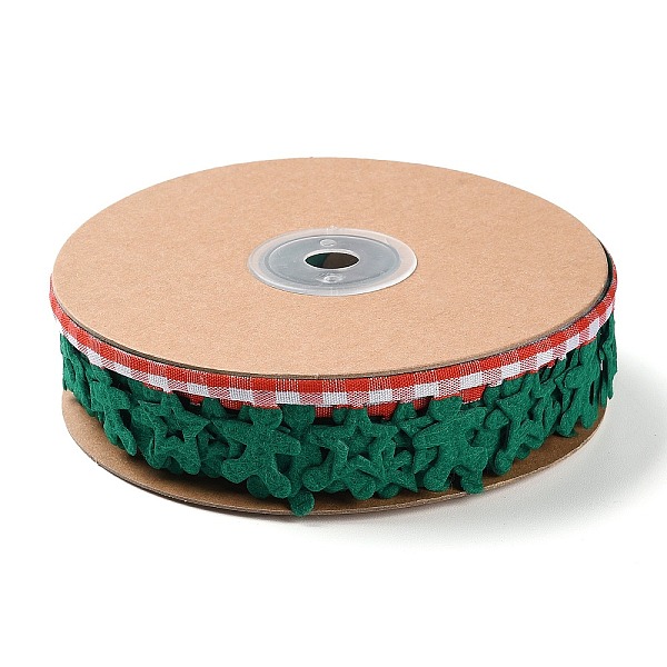 PandaHall Christmas Gingerbread Man Felt Lace Trim, Polyester Star Trim Embellishment, for Christmas Party Decoration, Green, 1 inch(25mm)...
PandaHall Christmas Gingerbread Man Felt Lace Trim, Polyester Star Trim Embellishment, for Christmas Party Decoration, Green, 1 inch(25mm)...
