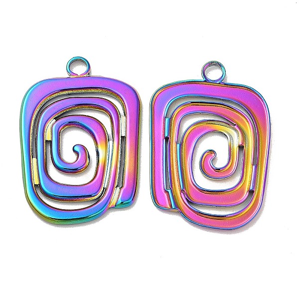 PandaHall Ion Plating(IP) 304 Stainless Steel Pendants, Vortex Charm, Rainbow Color, 28.5x20x2mm, Hole: 2.7mm 304 Stainless Steel Others
PandaHall Ion Plating(IP) 304 Stainless Steel Pendants, Vortex Charm, Rainbow Color, 28.5x20x2mm, Hole: 2.7mm 304 Stainless Steel Others