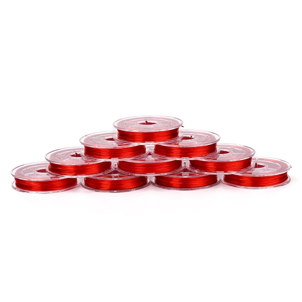 PandaHall Flat Japanese Crystal Elastic Stretch Thread, for Bracelets Gemstone Jewelry Making Beading Craft, Red, 0.38mm, about 10.93 yards...
PandaHall Flat Japanese Crystal Elastic Stretch Thread, for Bracelets Gemstone Jewelry Making Beading Craft, Red, 0.38mm, about 10.93 yards...