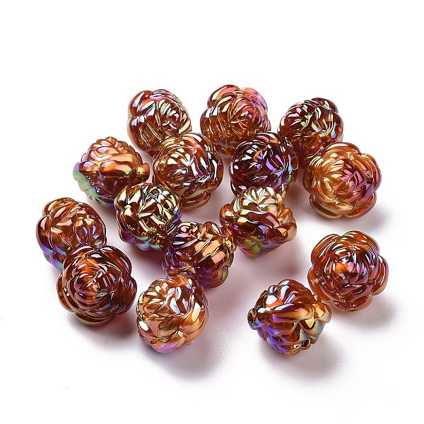 PandaHall UV Plating Rainbow Iridescent Acrylic Beads, with Gold Foil, Rose, Sienna, 19x19x18mm, Hole: 2.5mm Acrylic Flower Brown
PandaHall UV Plating Rainbow Iridescent Acrylic Beads, with Gold Foil, Rose, Sienna, 19x19x18mm, Hole: 2.5mm Acrylic Flower Brown