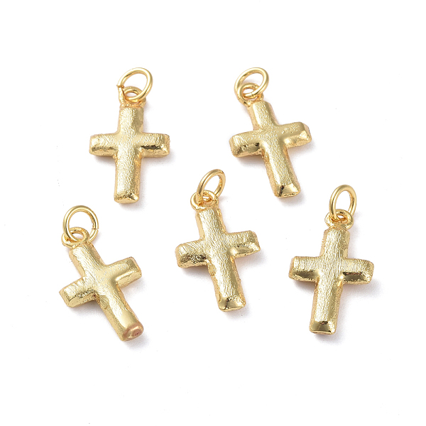 PandaHall Textured Brass Pendants, Long-Lasting Plated, Cross, Real 18K Gold Plated, 18.7x10.2x2.2mm, Hole: 3.3mm Brass Cross
PandaHall Textured Brass Pendants, Long-Lasting Plated, Cross, Real 18K Gold Plated, 18.7x10.2x2.2mm, Hole: 3.3mm Brass Cross