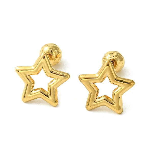 PandaHall Ion Plating(IP) 304 Stainless Steel Ear Studs, Star, Golden, 12x12.5mm 304 Stainless Steel Star
PandaHall Ion Plating(IP) 304 Stainless Steel Ear Studs, Star, Golden, 12x12.5mm 304 Stainless Steel Star