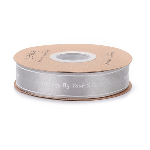 PandaHall Polyester Grosgrain Ribbons, with Word Always By Your Side, for Gifts Wrapping Party, Light Grey, 1 inch(25mm), 45m/Roll Polyester...
PandaHall Polyester Grosgrain Ribbons, with Word Always By Your Side, for Gifts Wrapping Party, Light Grey, 1 inch(25mm), 45m/Roll Polyester...