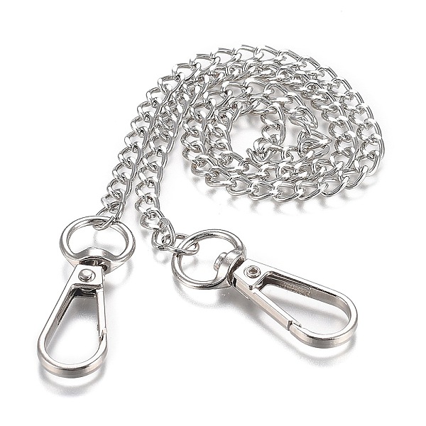 PandaHall Wallet Chain, Pants Chain, Pocket Chains for Jeans and Keys, Alloy Curb Chain Belts, with Swivel Clasps, Platinum, 21.2~22.3 inch...
PandaHall Wallet Chain, Pants Chain, Pocket Chains for Jeans and Keys, Alloy Curb Chain Belts, with Swivel Clasps, Platinum, 21.2~22.3 inch...