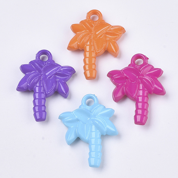 PandaHall Opaque Acrylic Pendants, Coconut Tree, Mixed Color, 28x22x6mm, Hole: 3mm, about 470pcs/500g Acrylic Tree Multicolor
PandaHall Opaque Acrylic Pendants, Coconut Tree, Mixed Color, 28x22x6mm, Hole: 3mm, about 470pcs/500g Acrylic Tree Multicolor
