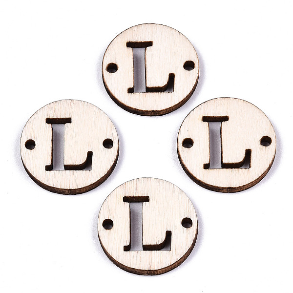 PandaHall Unfinished Natural Poplar Wood Links Connectors, Laser Cut, Flat Round with Word, Letter.L, 19.5x2.5mm, Hole: 2mm Wood Letter L
PandaHall Unfinished Natural Poplar Wood Links Connectors, Laser Cut, Flat Round with Word, Letter.L, 19.5x2.5mm, Hole: 2mm Wood Letter L
