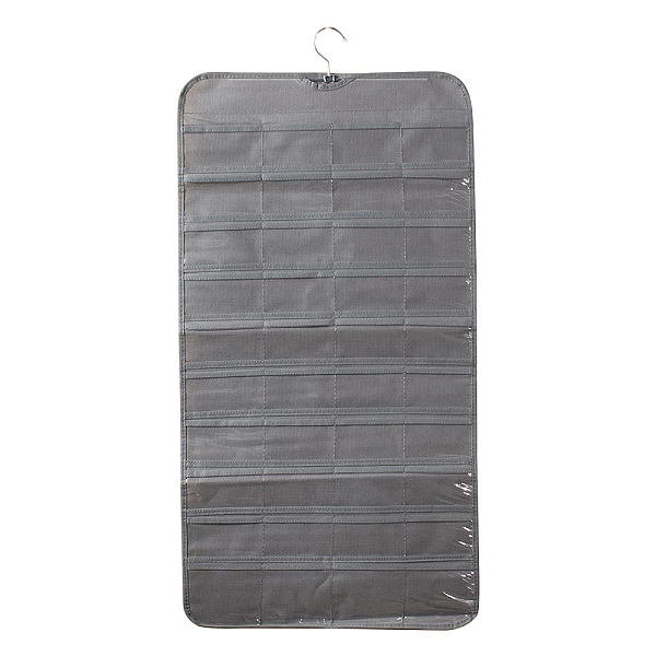 PandaHall 80 Pockets Double Sided Hanging Jewelry Display Organizer Rolls with Rotating Hook, Non-woven Foldable Jewelry Storage Bags for..., Gray
PandaHall 80 Pockets Double Sided Hanging Jewelry Display Organizer Rolls with Rotating Hook, Non-woven Foldable Jewelry Storage Bags for..., Gray