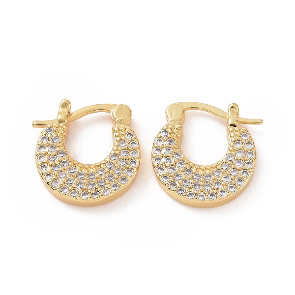 PandaHall Clear Cubic Zirconia Round Hoop Earrings, Brass Jewelry for Women, Real 18K Gold Plated, 15.5x15.5x3mm, Pin: 13.5x0.8~1.3mm Cubic...
PandaHall Clear Cubic Zirconia Round Hoop Earrings, Brass Jewelry for Women, Real 18K Gold Plated, 15.5x15.5x3mm, Pin: 13.5x0.8~1.3mm Cubic...