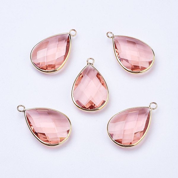 PandaHall Golden Tone Brass Glass teardrop, Pendants, Faceted, Misty Rose, 22x13x5mm, Hole: 2mm Brass+Glass Teardrop Red
PandaHall Golden Tone Brass Glass teardrop, Pendants, Faceted, Misty Rose, 22x13x5mm, Hole: 2mm Brass+Glass Teardrop Red