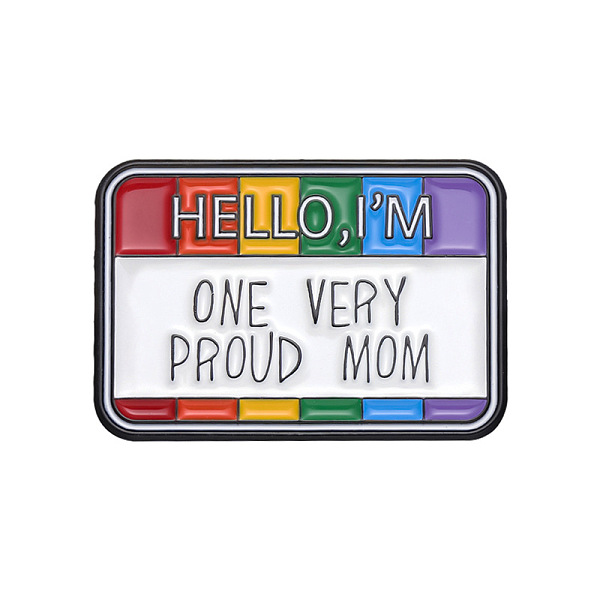 PandaHall Pride Rainbow & Word Hello I'm One Very Proud Mom Enamel Pins, Alloy Brooches for Backpack Clothes, Colorful, 21x30mm Alloy+Enamel...
PandaHall Pride Rainbow & Word Hello I'm One Very Proud Mom Enamel Pins, Alloy Brooches for Backpack Clothes, Colorful, 21x30mm Alloy+Enamel...