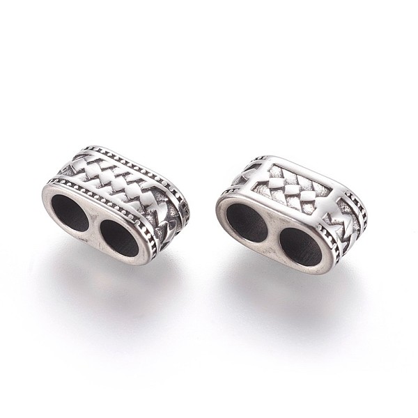 PandaHall 304 Stainless Steel Multi-strand Links, For Leather Cord Bracelets Making, Antique Silver, 8.5x17x9mm, Hole: 5.5mm 304 Stainless...
PandaHall 304 Stainless Steel Multi-strand Links, For Leather Cord Bracelets Making, Antique Silver, 8.5x17x9mm, Hole: 5.5mm 304 Stainless...