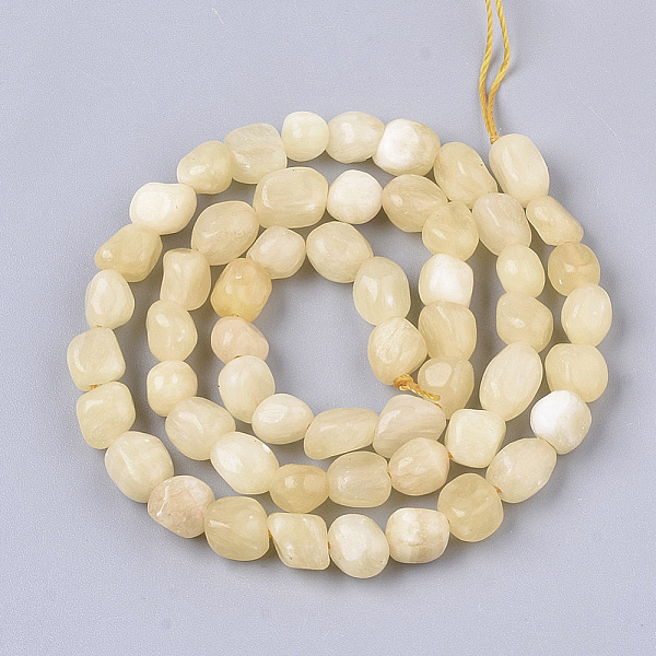 PandaHall Natural Topaz Jade Beads Strands, Nuggets, Tumbled Stone, 5~11x5~8x3~6mm, Hole: 0.8mm, about: 52~56pcs/Strand, 15.94 inch(40.5cm)...
PandaHall Natural Topaz Jade Beads Strands, Nuggets, Tumbled Stone, 5~11x5~8x3~6mm, Hole: 0.8mm, about: 52~56pcs/Strand, 15.94 inch(40.5cm)...