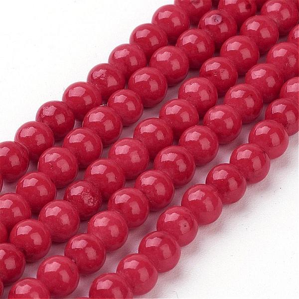 PandaHall Natural Mashan Jade Round Beads Strands, Dyed, Red, 4mm, Hole: 1mm, about 98pcs/strand, 15.7 inch Mashan Jade Round Red
PandaHall Natural Mashan Jade Round Beads Strands, Dyed, Red, 4mm, Hole: 1mm, about 98pcs/strand, 15.7 inch Mashan Jade Round Red