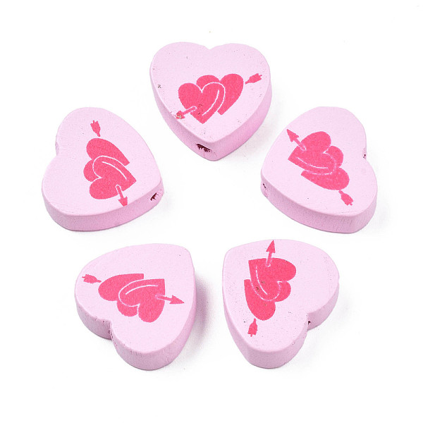 PandaHall Spray Painted Maple Wood Beads, Printed, Heart, Pink, 16.5x17.5x6mm, Hole: 1.8mm, about 575pcs/500g Maple Wood Heart Pink
PandaHall Spray Painted Maple Wood Beads, Printed, Heart, Pink, 16.5x17.5x6mm, Hole: 1.8mm, about 575pcs/500g Maple Wood Heart Pink