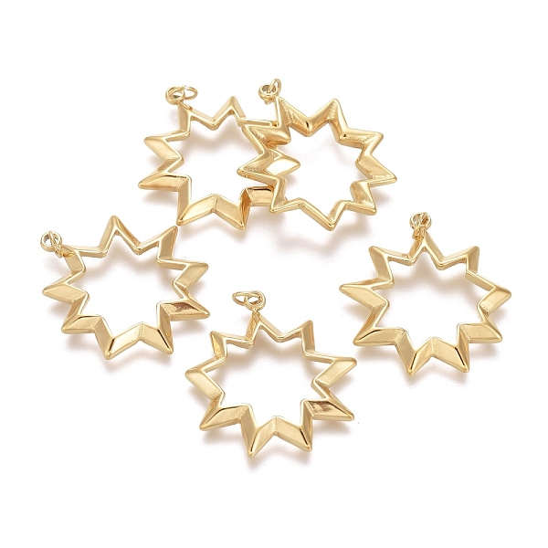 PandaHall Ion Plating(IP) 304 Stainless Steel Pendants, with Jump Rings, Hollow Star, Golden, 25x22x2.5mm, Hole: 2.8mm 304 Stainless Steel...
PandaHall Ion Plating(IP) 304 Stainless Steel Pendants, with Jump Rings, Hollow Star, Golden, 25x22x2.5mm, Hole: 2.8mm 304 Stainless Steel...