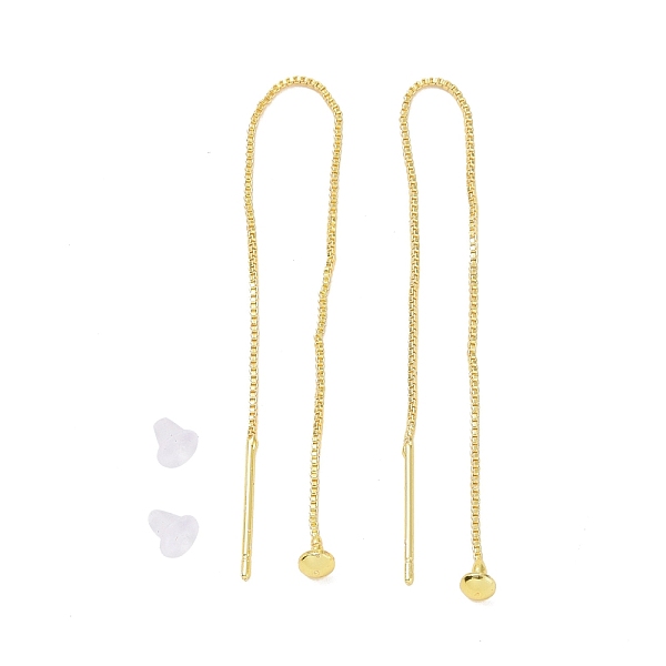 PandaHall Brass Mushroom with Box Chains Long Dangle Stud Earrings, Ear Thread for Women, Long-Lasting Plated, Lead Free & Cadmium Free...
PandaHall Brass Mushroom with Box Chains Long Dangle Stud Earrings, Ear Thread for Women, Long-Lasting Plated, Lead Free & Cadmium Free...