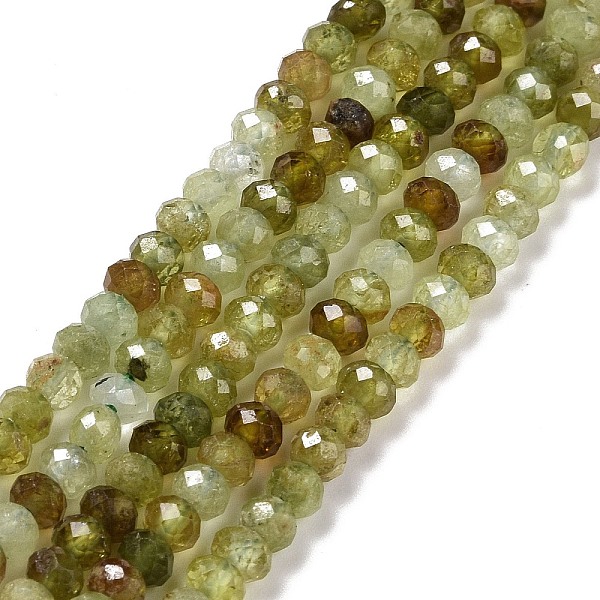 PandaHall Natural Green Garnet Beads Strands, Faceted, Rondelle, 4x3mm, Hole: 0.7mm, about 130pcs/strand, 15.35 inch(39cm) Garnet Rondelle
PandaHall Natural Green Garnet Beads Strands, Faceted, Rondelle, 4x3mm, Hole: 0.7mm, about 130pcs/strand, 15.35 inch(39cm) Garnet Rondelle