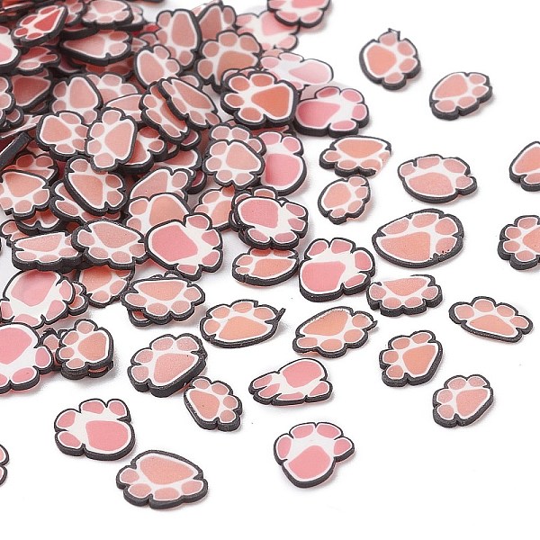 PandaHall Handmade Polymer Clay Cabochons, Paw Print, Pale Violet Red, 4~5x6~7x0.2~0.5mm, 16000pcs/200g Polymer Clay Body
PandaHall Handmade Polymer Clay Cabochons, Paw Print, Pale Violet Red, 4~5x6~7x0.2~0.5mm, 16000pcs/200g Polymer Clay Body