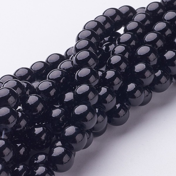 PandaHall Natural Mashan Jade Round Beads Strands, Dyed, Black, 8mm, Hole: 1mm, about 51pcs/strand, 15.7 inch Mashan Jade Round Black
PandaHall Natural Mashan Jade Round Beads Strands, Dyed, Black, 8mm, Hole: 1mm, about 51pcs/strand, 15.7 inch Mashan Jade Round Black