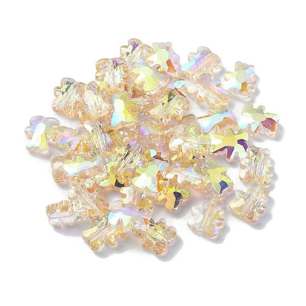PandaHall Electroplate Glass Beads, Half Plated, AB Color Plated, Bear, Old Lace, 9.5x8.5x4mm, Hole: 1.2mm Glass Bear
PandaHall Electroplate Glass Beads, Half Plated, AB Color Plated, Bear, Old Lace, 9.5x8.5x4mm, Hole: 1.2mm Glass Bear