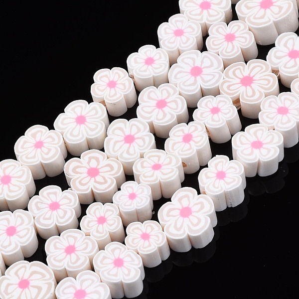 PandaHall Handmade Polymer Clay Bead Strands, Flower, Misty Rose, 7.5~10x7~11x3.5~5mm, Hole: 1.6mm, about 38~40pcs/strand, 13.58 inch~14.57...
PandaHall Handmade Polymer Clay Bead Strands, Flower, Misty Rose, 7.5~10x7~11x3.5~5mm, Hole: 1.6mm, about 38~40pcs/strand, 13.58 inch~14.57...
