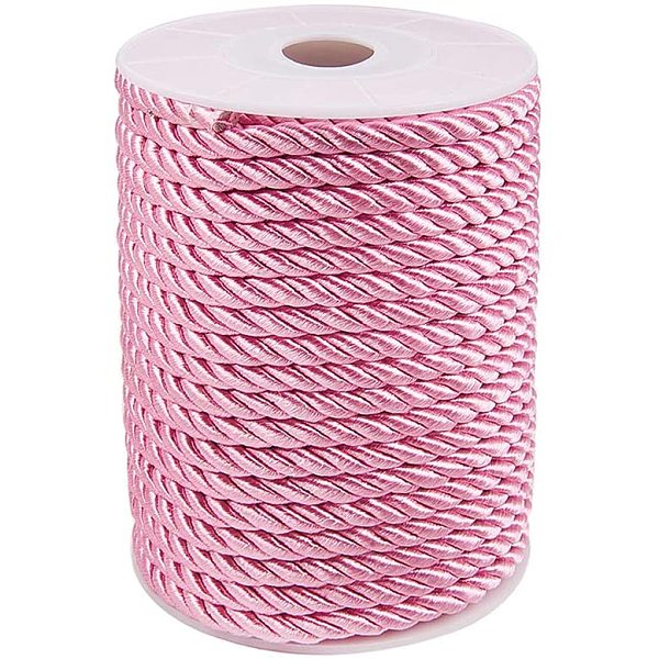 PandaHall JEWELEADER 50 Feet Twisted Cord Rope, Craft Nylon Rope 5mm 3 Strand Multipurpose Utility Cord Trim Choker Thread for Jewelry..., Pink
PandaHall JEWELEADER 50 Feet Twisted Cord Rope, Craft Nylon Rope 5mm 3 Strand Multipurpose Utility Cord Trim Choker Thread for Jewelry..., Pink