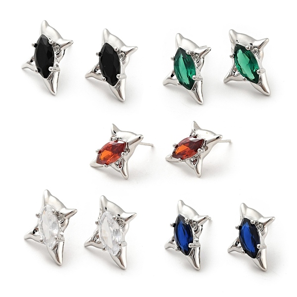 PandaHall Cubic Zirconia Star Stud Earrings, Platinum Plated Brass Jewelry for Women, Cadmium Free & Nickel Free & Lead Free, Mixed Color..., Multicolor
PandaHall Cubic Zirconia Star Stud Earrings, Platinum Plated Brass Jewelry for Women, Cadmium Free & Nickel Free & Lead Free, Mixed Color..., Multicolor