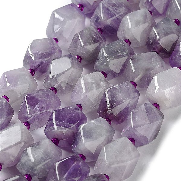 PandaHall Natural Amethyst Beads Strands, with Seed Beads, Faceted, Rhombus, 17~21x13~16x12~15mm, Hole: 1.2~1.4mm, about 18~19pcs/strand...
PandaHall Natural Amethyst Beads Strands, with Seed Beads, Faceted, Rhombus, 17~21x13~16x12~15mm, Hole: 1.2~1.4mm, about 18~19pcs/strand...