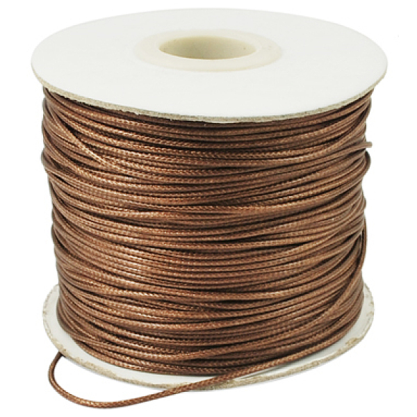 PandaHall Korean Waxed Polyester Cord, Bead Cord, Sienna, 1.2mm, about 185yards/roll Waxed Polyester Cord Round Brown
PandaHall Korean Waxed Polyester Cord, Bead Cord, Sienna, 1.2mm, about 185yards/roll Waxed Polyester Cord Round Brown