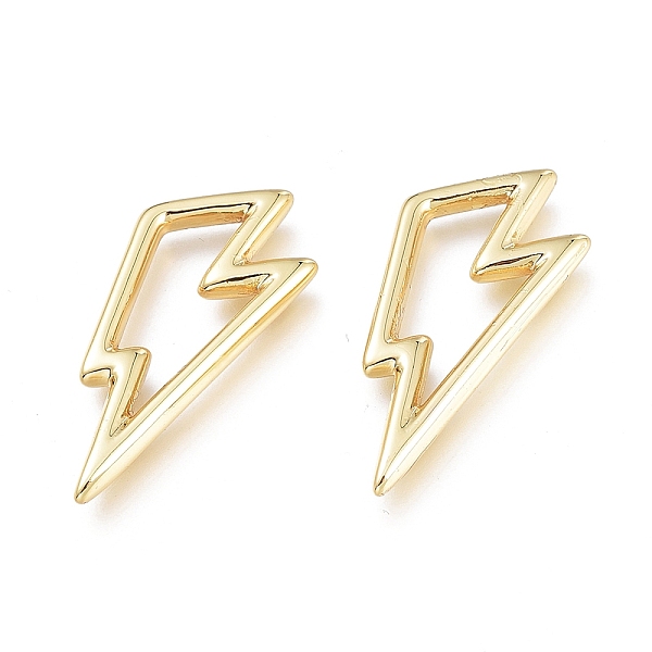 PandaHall Brass Linking Rings, Lightning, Real 18K Gold Plated, 24.5x12x2.5mm, Inner Diameter: 12x6.5mm Brass Lightning Bolt
PandaHall Brass Linking Rings, Lightning, Real 18K Gold Plated, 24.5x12x2.5mm, Inner Diameter: 12x6.5mm Brass Lightning Bolt
