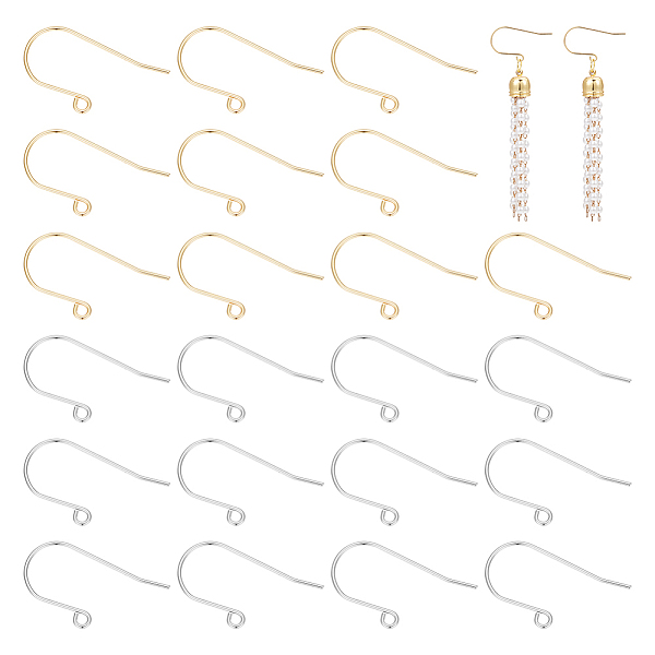 PandaHall UNICRAFTALE 100Pcs 2 Colors Stainless Steel Earring Hooks Ear Wire with Horizontal Loops Earwire Hooks Metal Earring Hooks for DIY...
PandaHall UNICRAFTALE 100Pcs 2 Colors Stainless Steel Earring Hooks Ear Wire with Horizontal Loops Earwire Hooks Metal Earring Hooks for DIY...