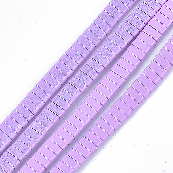 PandaHall Spray Painted Non-magnetic Synthetic Hematite Multi-Strand Links, Two Hole Carrier Beads, For Tile Elastic Bracelets Making..., Purple
PandaHall Spray Painted Non-magnetic Synthetic Hematite Multi-Strand Links, Two Hole Carrier Beads, For Tile Elastic Bracelets Making..., Purple