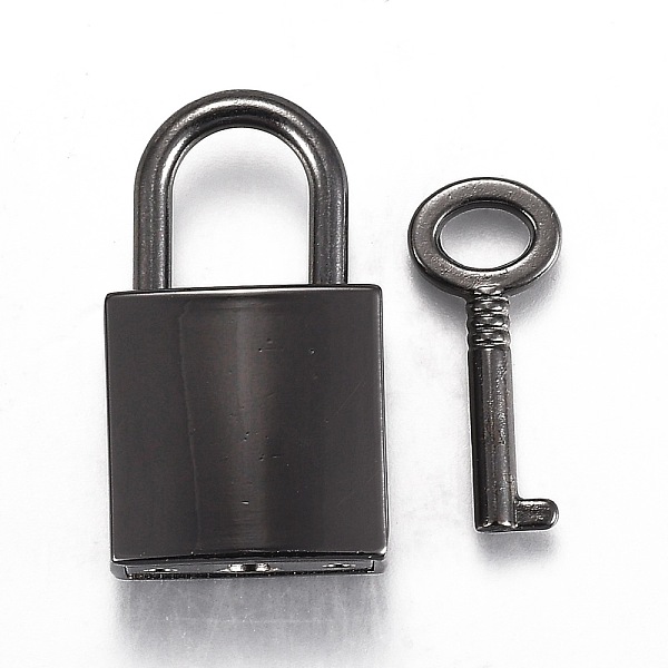 PandaHall Rectangle Alloy Padlock Mini Lock with Key, for Jewelry Box Storage Box Diary Book, Electrophoresis Black, 35.5x20.5x11mm, Hole...
PandaHall Rectangle Alloy Padlock Mini Lock with Key, for Jewelry Box Storage Box Diary Book, Electrophoresis Black, 35.5x20.5x11mm, Hole...