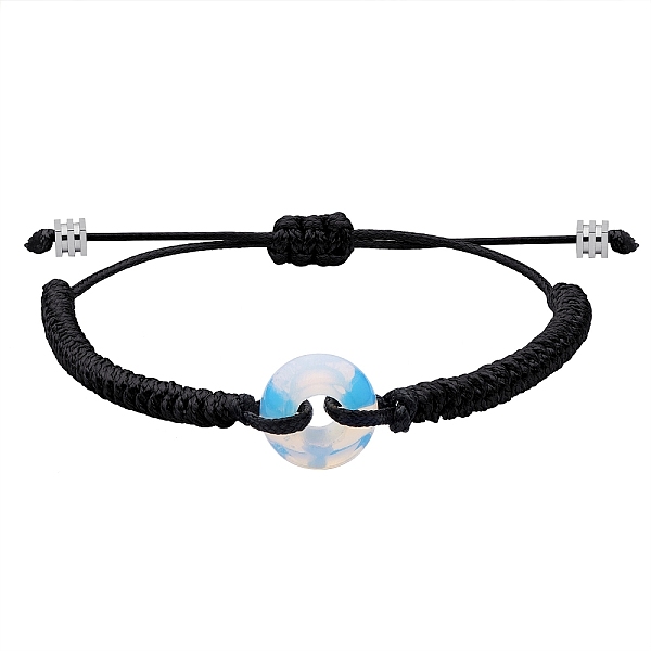 PandaHall Opalite Donut Braided Bead Bracelet, Adjustable Gemstone Bracelet for Women, Black, Inner Diameter: 2~3-3/8 inch(5~8.6cm) Opalite...
PandaHall Opalite Donut Braided Bead Bracelet, Adjustable Gemstone Bracelet for Women, Black, Inner Diameter: 2~3-3/8 inch(5~8.6cm) Opalite...