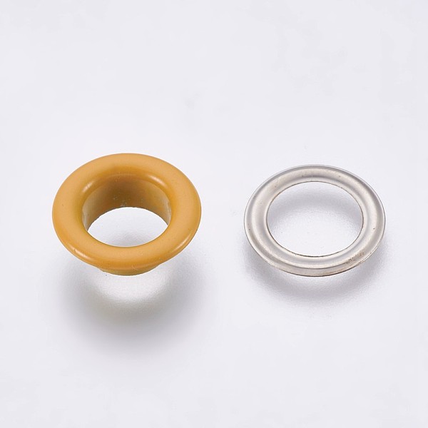 PandaHall Iron Grommet Eyelet Findings, for Bag Making, Flat Round, Platinum, Sandy Brown, Eyelet: 13.5x5mm, Inner Diameter: 8mm, Pad...
PandaHall Iron Grommet Eyelet Findings, for Bag Making, Flat Round, Platinum, Sandy Brown, Eyelet: 13.5x5mm, Inner Diameter: 8mm, Pad...