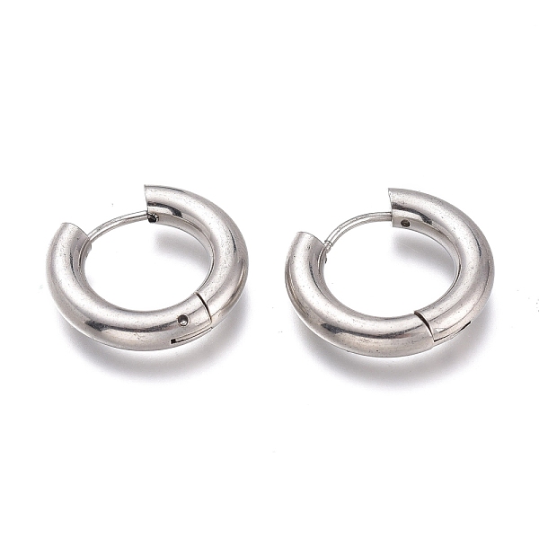 PandaHall 201 Stainless Steel Huggie Hoop Earrings, with 304 Stainless Steel Pin, Hypoallergenic Earrings, Ring, Stainless Steel Color...
PandaHall 201 Stainless Steel Huggie Hoop Earrings, with 304 Stainless Steel Pin, Hypoallergenic Earrings, Ring, Stainless Steel Color...