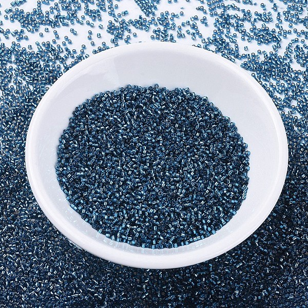 PandaHall MIYUKI Delica Beads, Cylinder, Japanese Seed Beads, 11/0, (DB0608) Dyed Silver Lined Blue Zircon, 1.3x1.6mm, Hole: 0.8mm, about..., Cyan
PandaHall MIYUKI Delica Beads, Cylinder, Japanese Seed Beads, 11/0, (DB0608) Dyed Silver Lined Blue Zircon, 1.3x1.6mm, Hole: 0.8mm, about..., Cyan
