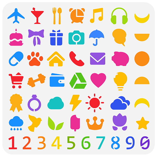 PandaHall PET Hollow Out Drawing Painting Stencils, for DIY Scrapbook, Photo Album, Sign Pattern, 30x30cm Plastic Symbol
PandaHall PET Hollow Out Drawing Painting Stencils, for DIY Scrapbook, Photo Album, Sign Pattern, 30x30cm Plastic Symbol