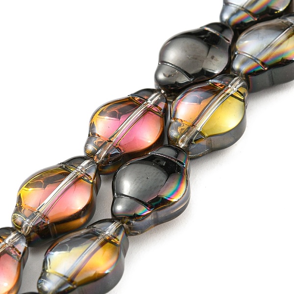 PandaHall Electroplate Transparent Glass Beads Strands, Half Rainbow Plated, Lantern, Black Plated, 12.5x9x5.5mm, Hole: 1mm, about...
PandaHall Electroplate Transparent Glass Beads Strands, Half Rainbow Plated, Lantern, Black Plated, 12.5x9x5.5mm, Hole: 1mm, about...