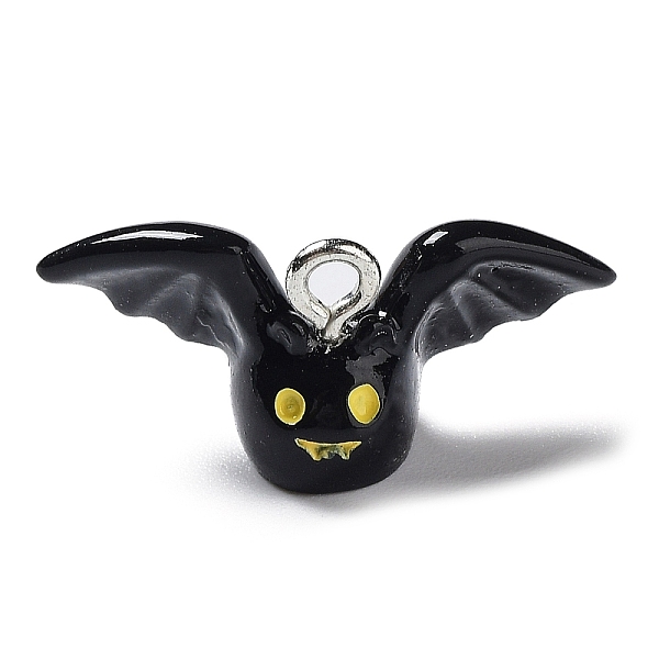PandaHall Resin Pendants, Halloween Bat Charms with Platinum Tone Iron Loops, Black, 11.5x24.5x9mm, Hole: 2mm Iron+Resin Bat Black
PandaHall Resin Pendants, Halloween Bat Charms with Platinum Tone Iron Loops, Black, 11.5x24.5x9mm, Hole: 2mm Iron+Resin Bat Black
